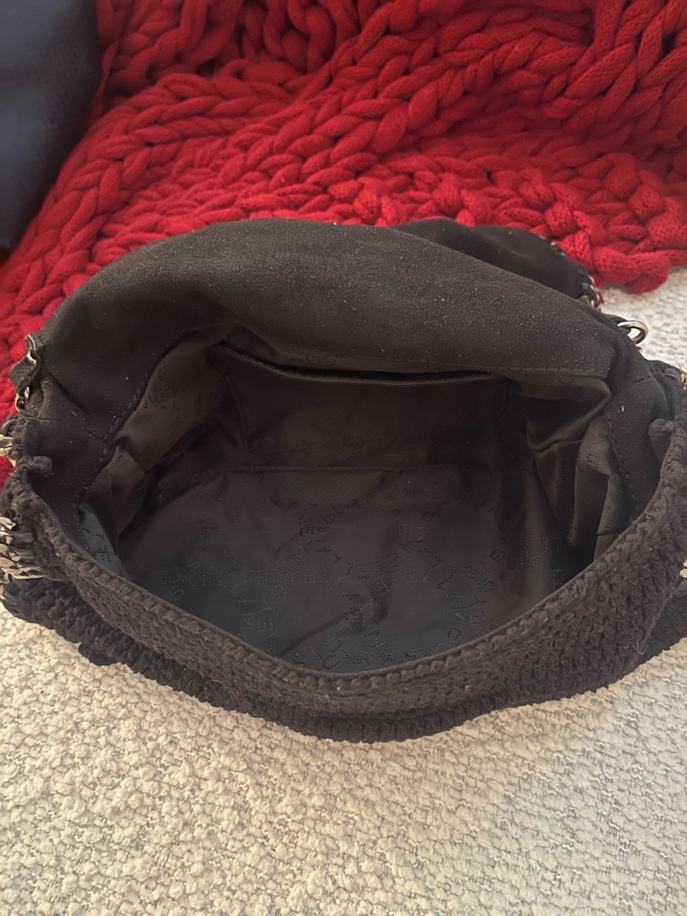 RARE Stella McCartney Mini Falabella Crochet Shoulder Bag - Picture 6 of 11